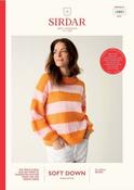 Sirdar Soft Down DK Pattern 10883 - Big Stripe Sweater