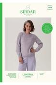 Sirdar Loveful Bio Blend DK Pattern 10908 - Scallop Shell Yoke Sweater