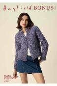 Sirdar Hayfield Bonus Marl Chunky Pattern 10951 - Twirl Round Neck Cardigan image