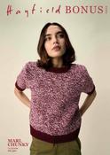 Sirdar Hayfield Bonus Marl Chunky Pattern 10953 - Spin Short Sleeve Sweater image