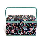 Haberdashery - Sewing Basket - Needle &amp; Thread Design