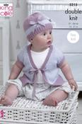 King Cole Comfort DK Pattern 5215 - Cardigans, Coat &amp; Hat