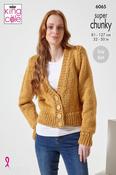 King Cole Celestial Super Chunky Pattern 6065 - Cardigan &amp; Waistcoat