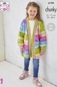 King Cole Hedgerow Chunky Pattern 6198 - Jacket &amp; Sweater