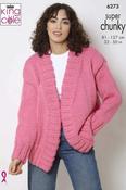 King Cole Big Value Super Chunky Pattern 6273 - Jacket &amp; Waistcoat