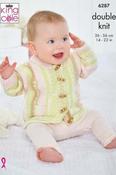 King Cole Cherish &amp; Cherished DK Pattern 6287 - Cardigans