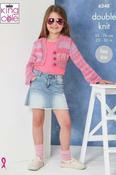 King Cole Jamboree DK Pattern 6348 - Cardigan &amp; Top