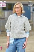 King Cole Homespun Aran Pattern 6422 - Sweaters
