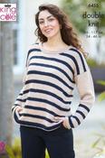 King Cole Eternity DK Pattern 6455 - Sweater &amp; Top