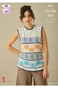 King Cole Finesse Cotton Silk DK Pattern 6474 - Tank Top &amp; Waistcoat