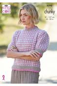King Cole Flair Solo Chunky Pattern 6592 - Tank Top &amp; Sweater
