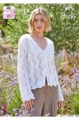 King Cole Flair Solo Chunky Pattern 6594 - Cardigan &amp; Tank Top