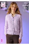 King Cole Dazzle DK Pattern 6604 - Sweater &amp; Cardigan