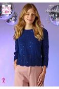 King Cole Dazzle DK Pattern 6605 - Sweater &amp; Slipover