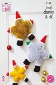 King Cole Tinsel Chunky &amp; DK Pattern 9169 - Dancing Stars