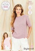 Stylecraft Naturals Organic Cotton DK Pattern 9840 - Tops - NOW €1.00