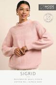 MODE at Rowan Cotton DK &amp; Alpaca Haze Pattern MIP57 - Sigrid Sweater by Quail Studio