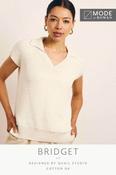 MODE at Rowan Cotton DK Pattern MIP61 - Bridget Top by Quail Studio