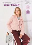 Stylecraft Cloudlike Super Chunky Pattern 10251 - Jackets