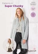 Stylecraft Cloudlike Super Chunky Pattern 10253 - Jacket &amp; Gilet image