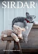 Sirdar Alpine Super Chunky &amp; Supersoft Aran Pattern 2496 - Cats