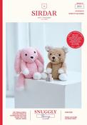 Sirdar Snuggly Bunny Pattern 2521 - Teddy Bear &amp; Bunny Toy