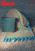 Robin Firecracker Super Chunky Pattern 3002 - Knitted Throw &amp; Cushion Cover - NOW €1.00