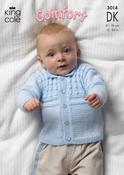 King Cole Comfort DK Pattern 3014 - Sweater, Jacket &amp; Slipover image