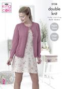 King Cole Cottonsoft DK Pattern 5124 - Cardigan &amp; Sweater