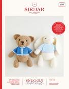 Sirdar Snuggly Snowflake Chunky Pattern 5399 - Teddy Bear &amp; Bunny
