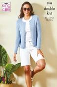 King Cole Linendale DK Pattern 5988 - Cardigan &amp; Top