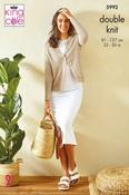 King Cole Linendale DK Pattern 5992 - Raglan Cardigans
