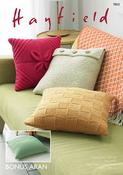 Hayfield Bonus Aran Pattern 7803 - Cushion Covers