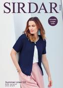 Sirdar Summer Linen DK Pattern 8260  - Summer Cardigan - NOW €1.00 image