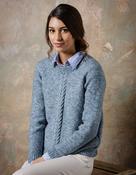 Stylecraft Batik DK Pattern 9292 - Knitted Ladies Sweater &amp; Cardigan