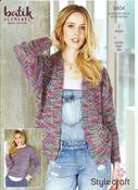 Stylecraft Batik Elements DK Pattern 9404   Sweater &amp; Cardigan