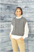 Stylecraft ReCreate DK Pattern 9857 - Round &amp; V Neck Tank Tops