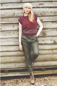 Stylecraft Highland Heathers DK Pattern 9865 - Round And V Neck Tank Tops image