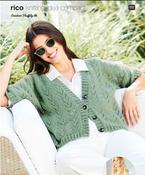 Rico Creative Fluffily DK Pattern 1001 - Cardigan &amp; Shawl image