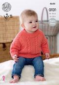 King Cole Comfort Aran Pattern 4644 - Cardigans &amp; Sweaters