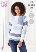 King Cole Harvest DK Pattern 5788 - Sweater &amp; Jacket image