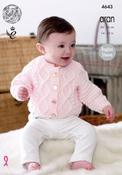 King Cole Comfort Aran Pattern 4643 - Cardigans &amp; Sweater