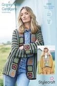 Stylecraft Recreate Granny Motif Cardigans Crochet Pattern 9966