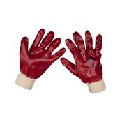 Sealey 9106XL PVC Knit Wrist Gloves (X-Large) - Pair image