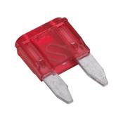 Sealey MBF1050 Automotive MINI Blade Fuse 10A Pack of 50 image