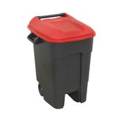 Sealey BM100R Refuse/Wheelie Bin 100L - Red image