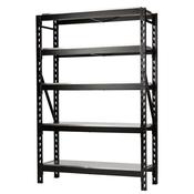 BUNKER 27999 22 Piece Modular 5 Tier Racking with Stainless Steel Shelving, 1500mm image