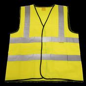 Sealey 9804L Worksafe Hi-Vis Yellow Waistcoat - Large image