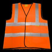 Sealey 9812M Worksafe Hi-Vis Orange Waistcoat - Medium image