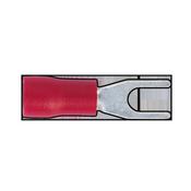 Sealey RT13 Easy-Entry Fork Terminal Ø3.7mm (4BA) Red Pack of 100 image